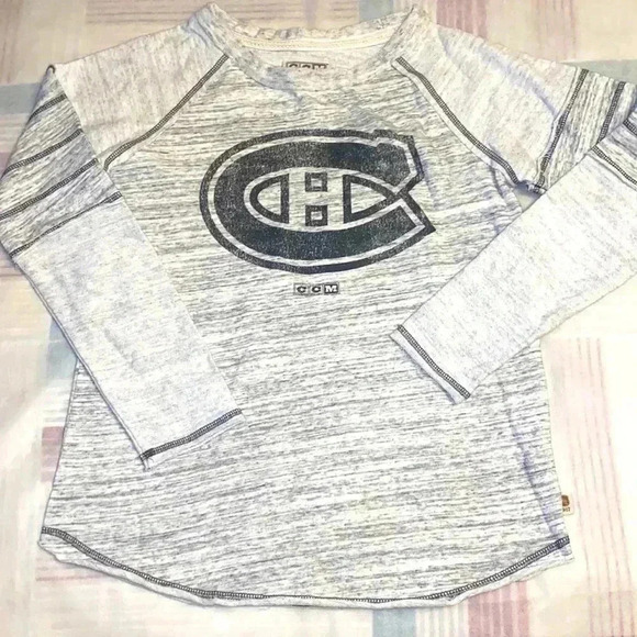 Vintage  Montreal Canadians long sleeve cotton sweater - perfect Vintage - Picture 1 of 9